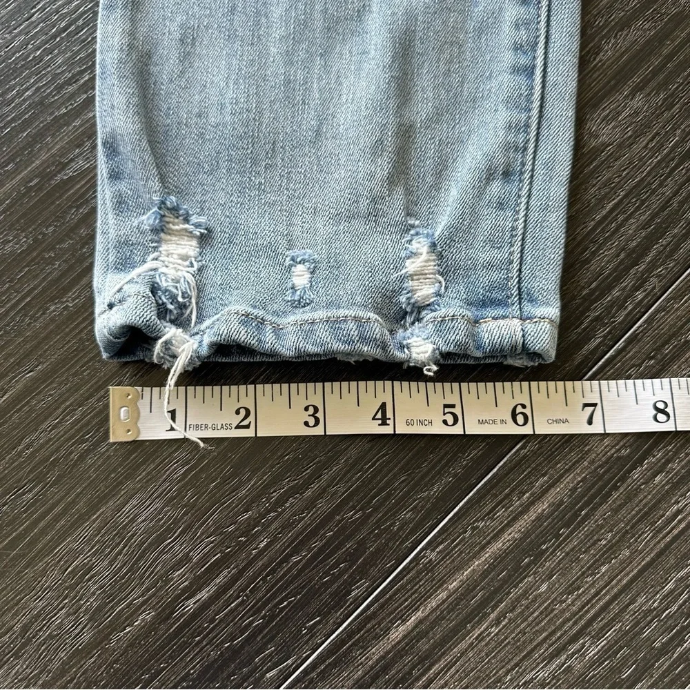 KanCan Missy High Rise Slim Straight Leg Ankle Jeans in Medium Wash, Size 28